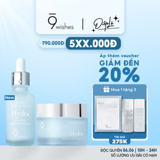   Combo dưỡng 9 Wishes Serum II 30ml + Kem dưỡng Cream Hydra 50ml