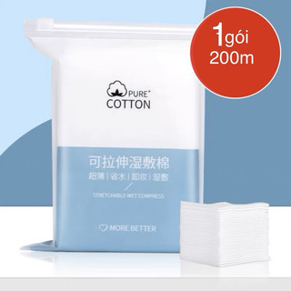 Bông Tẩy Trang Bằng cotton Co Giãn Dùng Một Lần Tiện Lợi