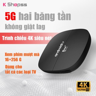 TV box Android TV98 Tín hiệu 4K  để xem TV miễn phí hỗ trợ tất cả Android APP Hỗ trợ truyền màn hình di động lên TV