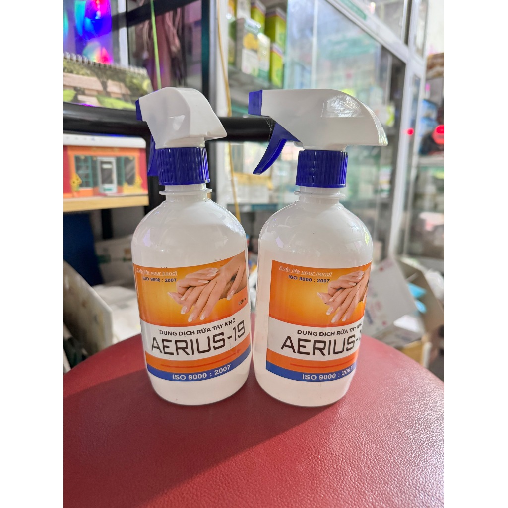 Nước xịt sát khuẩn ARISUB (Chai 500ml), Cồn xịt 70 độ