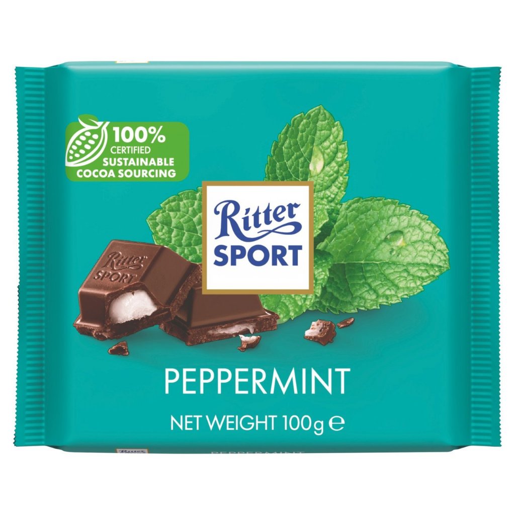 Socola Sữa BẠC HÀ Ritter Sport (100g)