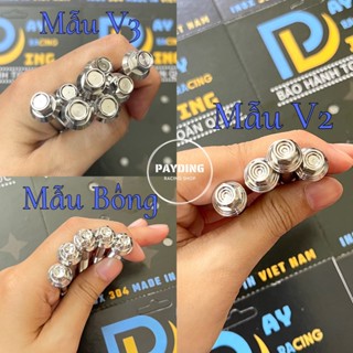  Bộ ốc lốc máy Inox 304 mẫu Thái V2,V3 Mẫu Bông gắn cho tất cả các dòng xe  Ex-Wave-Winner-Sirius-Dream-Raider-Sonic  