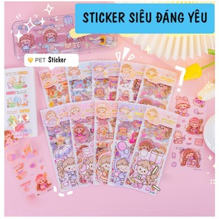 [Nhiều mẫu] Sticker Siêu Cute cho bé hình các nhân vật hottrend capybara kuromi