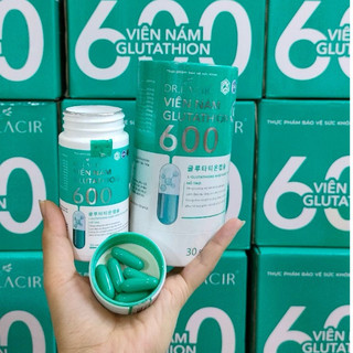[ tặng quà ] Viên Uống Nám Trắng Da Glutathione 600 giúp hạn chế lão hoá da, ngừa nếp nhăn, tăng nội tiết tố nữ