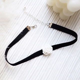 Choker vòng cổ hand made hoa hồng vintage dễ thương