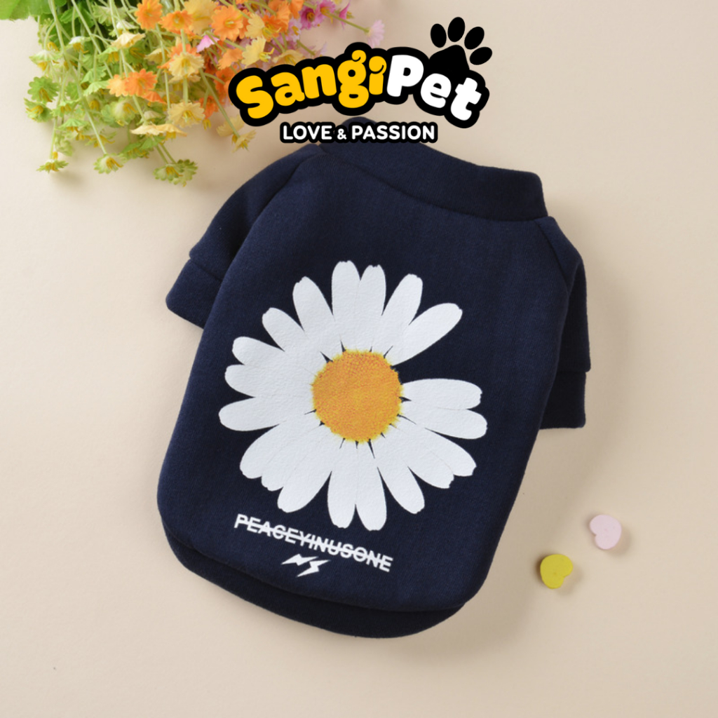 Áo Cho Chó Mèo Mẫu Hoa Cúc Fashion