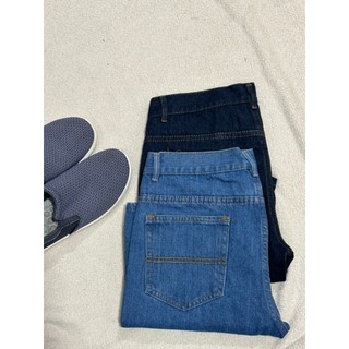 Quần short jean nam