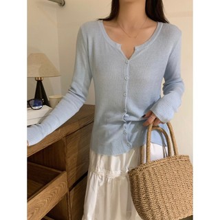 AfterBefore | Áo Cardigan dài tay basic nhiều màu