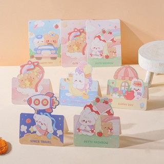 Thiệp chúc mừng sinh nhật - Thiệp hoạt hình dễ thương - Thiệp quà tặng - Thiệp tặng quà - Thiệp gấp chữ A