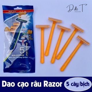 Combo 5 dao cạo râu siêu tiết kiệm