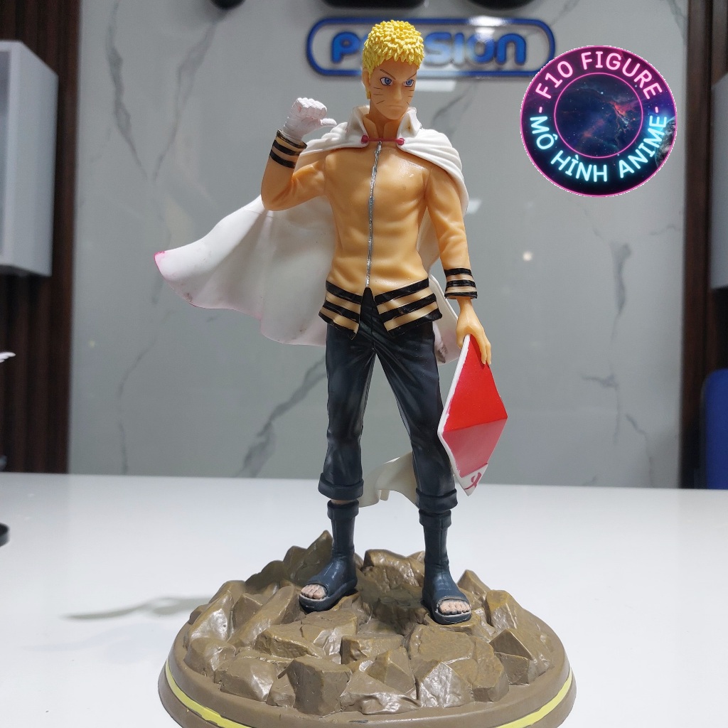 Mô hình Naruto Hokage đệ thất Naruto  - Mô hình Naruto đứng hokage cao  28cm
