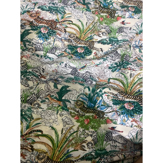 1m x 1m5 vải lụa mango cao cấp mẫu sơn thủy sang đẹp
