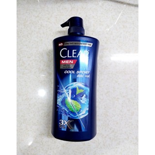 Dầu Gội Clear Men Sạch Gàu Cool Sport Bạc Hà 900g (Mới)