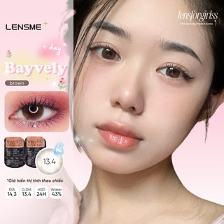 Kính áp tròng sz GIÃN TRÒNG 1 NGÀY BAYVELY - Bộ sưu tập MAKEOVER chính hãng LENSME | Lens cận | LENSFORGIRLSS