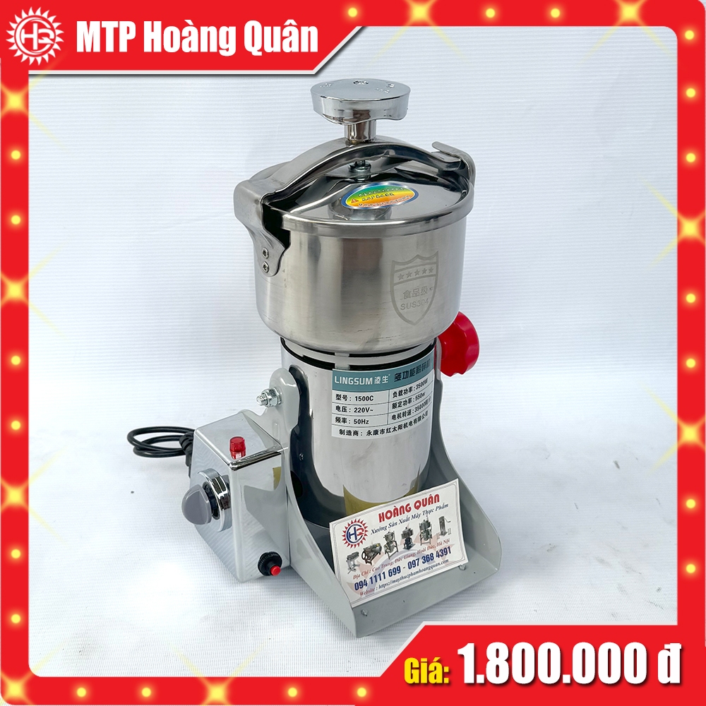 Máy xay bột khô 1.5KG 304