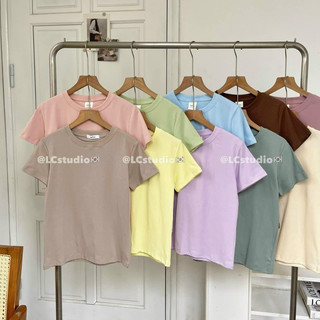Áo phông form vừa trơn Nafan chất cotton zip quảng châu đẹp loại 1