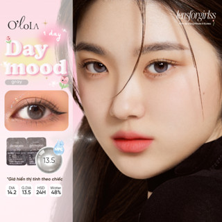 Lens 1 ngày | Kính áp tròng GIÃN TRÒNG - DAYMOOD GRAY chính hãng OLOLA | LENSFORGIRLSS