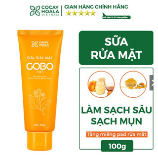  Sữa rửa mặt làm sạch sâu Cỏ Cây Hoa Lá Gobo 100g