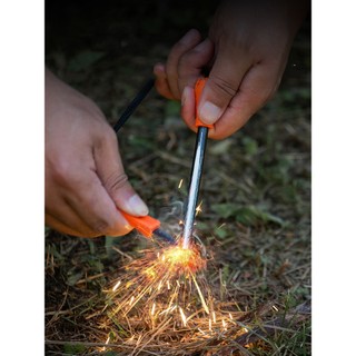 Que đánh lửa, thanh đánh lửa, dụng cụ đánh lửa sinh tồn, picnic, dã ngoại, phượt, cắm trại