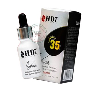 Serum Nám Tàn nhang Red Beans HD7 Dưỡng ẩm Se khít lỗ chân lông DD16 15ml (trắng-đen)