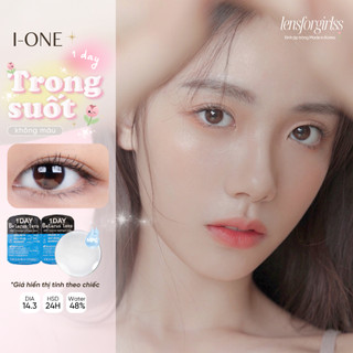 Kính áp tròng 1 ngày không màu - trong suốt | lens cận 1 ngày | lensforgirlss