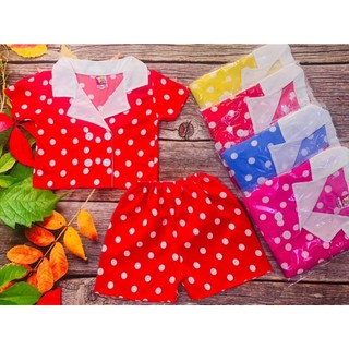 ( 3 bộ 3 màu 3 họa tiết khác nhau) Combo 3 Bộ Lụa Pijama Tay ngắn Bé