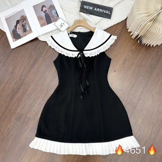 váy jum sát nách cổ thủy thủ
