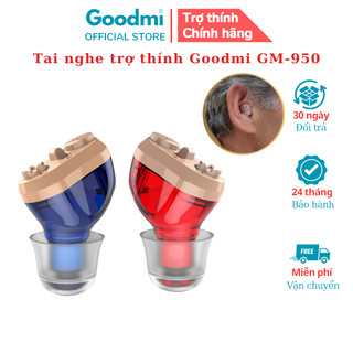 Tai nghe trợ thính, máy trợ thính sạc pin, đeo lọt tai cho người già, người điếc goodmi gm-950
