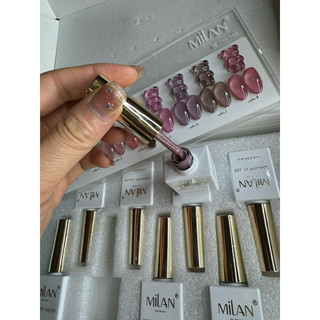 Sơn Thạch Nhũ Milan set 8chai (Tặng kèm bảng màu)