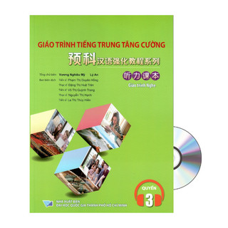 Sách - giáo trình tiếng trung tăng cường - giáo trình nghe tập 3+ dvd tài liệu