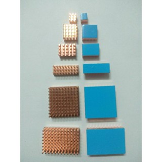 miếng đồng tản nhiệt có keo dán tản nhiệt cho ic, fet, card wifi