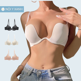 Áo lót nâng ngực multiway Noiyxanh dáng trơn cài trước có đệm, gọng nâng Cao cấp siêu nâng, nhiều kiểu mặc