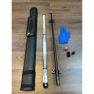 Cơ bida phủ carbon. Gậy bida lip - 3C - lỗ. Cơ bida Tailee hoạ tiết da kì đà. Tăng giảm trọng lượng
