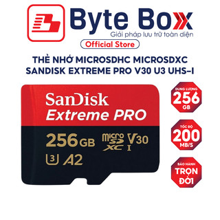  Thẻ nhớ MicroSDXC Sandisk Extreme Pro 32GB 64GB 128GB 256GB V30 U3 UHS-I upto 200MB s BH trọn đời 