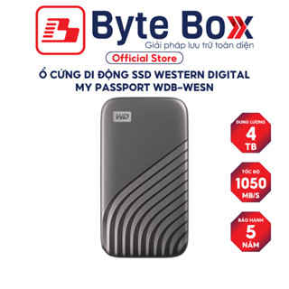 Ổ cứng di động SSD Western Digital My Passport WDB-WESN 500GB / 1TB / 2TB / 4TB 1050MB/s Bảo hành 5 năm