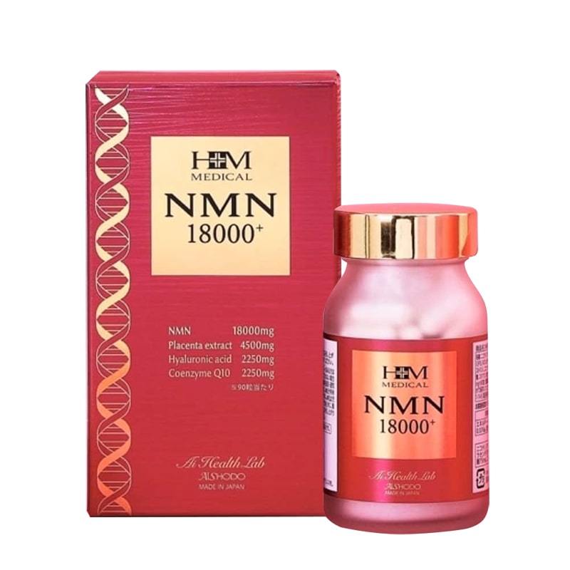 Viên Uống Trẻ Hóa Da NMN 18000+ Ai Health Lab Aishodo Nhật Bản