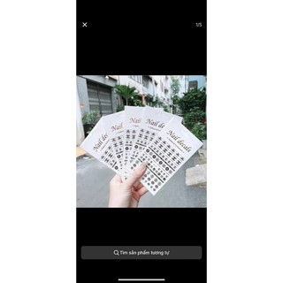 Sticker Thương Hiệu -Logo Làm Nail