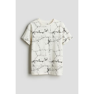 Áo phông trắng bé trai kid lớn HM H&M_ hàng chính hãng authentic