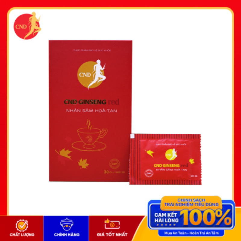 Thực phẩm bảo vệ sức khoẻ CND GINSENG Nhân Sâm Hoà Tan