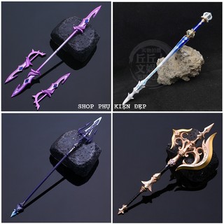 Mô hình móc khoá genshin impact new - dài 17->22cm