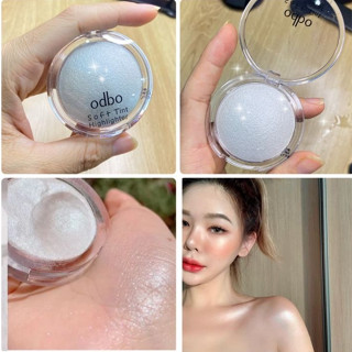 [Mẫu Mới] Phấn Bắt Sáng Có Nhũ Mini Odbo Soft Tint Highlighter ODBO