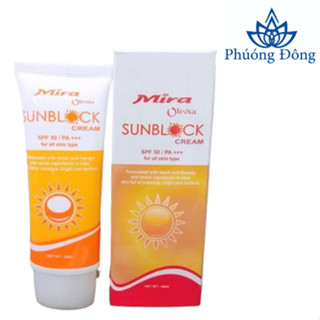  Kem chống nắng sáng da không trôi Mira Olivia Suncream Hàn Quốc 60ml Chính hãng 