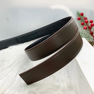 Thắt lưng dây nịt nam không mặt dùng cho khóa gạt tự động bản 3,5cm có răng cưa huongshoes87