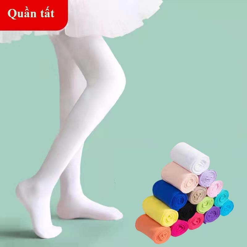Quần tất Cotton siêu co giãn, mềm mịn cho trẻ em và người lớn, múa hát biểu diễn văn nghệ Múa Ballet