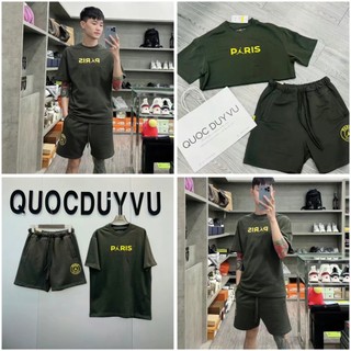 Bộ short Pris 291 Chất Liệu Cotton Hai Chiều Quần Chất Liệu Da Cá Thời Trang Nam Phù Hợp Cho Nam