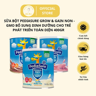  Sữa bột Pediasure Grow & Gain Mỹ bổ sung dinh dưỡng cho bé phát triển toàn diện 400gram 
