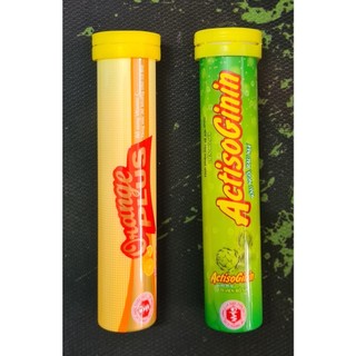 C sủi ActisoGinin và Orange Plus - Đại Uy (Tuýp 20 viên) - Bổ sung vitamin C, tăng sức đề kháng, giải độc gan