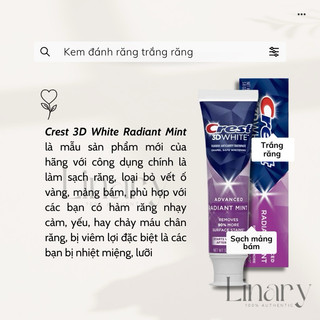 [LINARY1994] Kem Đánh Răng Crest US Các Loại