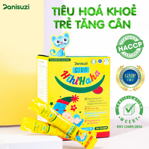 Siro ăn ngon Hihihaha Huyền Phi giúp bé ăn ngon hấp thụ tốt (30 gói x 10ml)
