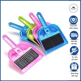 Bộ chổi quét và hót rác bàn làm việc,quét bàn thờ, quét văn phòng mini